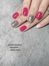 プライベート ネイルサロン マーマ(murmur)/ハートデザイン