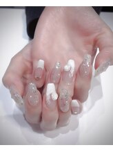 クリスタルネイルサロン(Crystal Nail)/薔薇ネイル