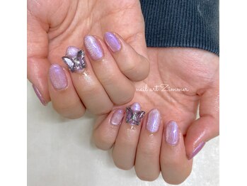 ネイルアート ジマー/蝶々マグネットコース¥8880