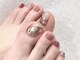 ネイルサロン リッチーズ(nail salon Riches)の写真/サンダルから魅せるお洒落を♪FOOTも似合わせワンカラー～最旬アートまでデザイン多数！高い技術で満足度◎