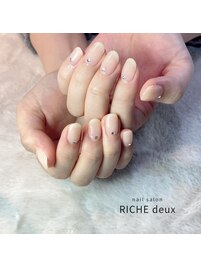 ナチュラルスキンカラーネイル