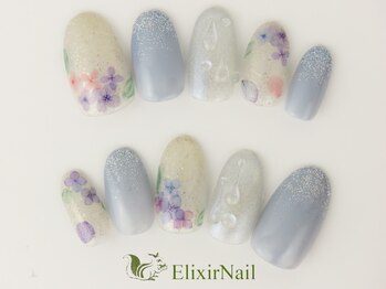 エリクサーネイル 渋谷(Elixir Nail)/定額bカジュアル/ クーポン使用