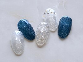 フラッシュ☆ネイビー☆オーロラ