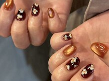 リルム(Relum)/手書きお花ネイル♪