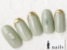 アイネイルズ 新宿店(I nails)/メロングリーン