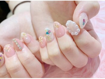 押し花ネイル♪