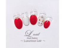 エルネイルアンドブラン 橋本店(Lnail×Blanc)/卯年ネイル