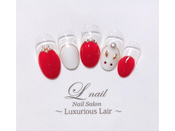 エルネイルアンドブラン 橋本店(Lnail×Blanc)/卯年ネイル