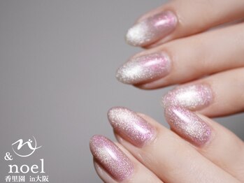 ノエル(Noel)/ピンク×マグネットネイル
