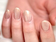 ミリミリネイル(MILI mili nail)/パール×ワンカラー=上品レディ