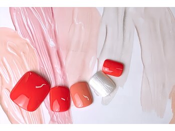 ネイルサロン&スクール ジーナ(GINA)/フットワンカラー(5色まで