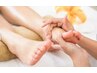 【冷え・むくみ・疲れケア】全身もみほぐし45分×足つぼリフレ30分(計75分)