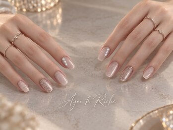 アグニークリッシェ(Agunik Riche)の写真/初めてネイルはアグニークリッシェにお任せ☆周りに差がつくハイセンスなネイルに感動間違いなし♪