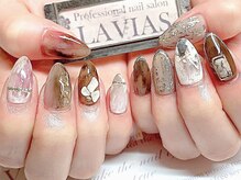 プロフェッショナル ネイルサロン ラヴィアス(LAVIAS)/【ジェル】10本アートし放題
