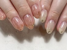 アイネイルズ 渋谷店(I nails)/【Tomoka.a】透け感ピンク