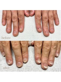 当店自慢の美爪に改善メニュー
