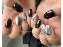 ネイルサロン ティフィン(tiffin)/～シアーブラックネイル～