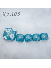 フットネイル：No.105