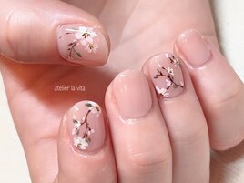 桜フラットアート