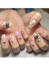 クロレ(Nail Salon COLORE)/マーブルネイル　by.ayaho