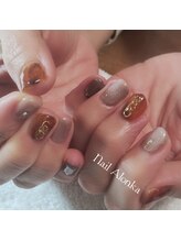 ネイル アロンカ(Nail Alonka)/べっ甲＆チェーンネイル