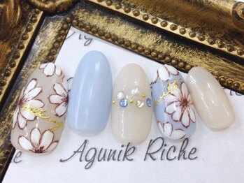 アグニークリッシェ(Agunik Riche)/【マーガレット青】