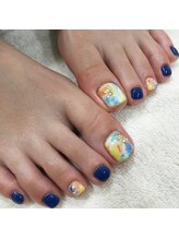 ナナズネイル 西小倉店(NANA's Nail)/フットは濃いめが可愛い