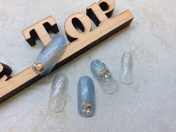 ラメブルーマーメイド