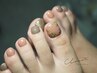 新規footnail♪足浴・スクラブ・しっかりケア・ワンカラ-&ア-ト¥9570→¥8800