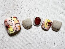 ネイル シンデレラ(Nail☆Cinderella)/FOOT90min◇フラワーネイル