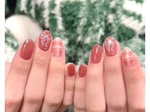ネオリーブドレスネイルアンドアイラッシュ(Neolive dress nail&eyelash)/リボンネイル¥6600