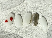 バタフライ 津田沼店(Butterfly)/定額デザインA/いちごネイル