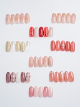 ネイルカラーリリー(Nail Calla Lilly)の写真/サンプルの中からデザインをお選び頂けるメニュー★デザインが決まってない方にもオススメ♪定額でお得に!!