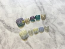 ネイルサロン ブリオン(Nail Salon Bullion)/サマードロップネイル　フット