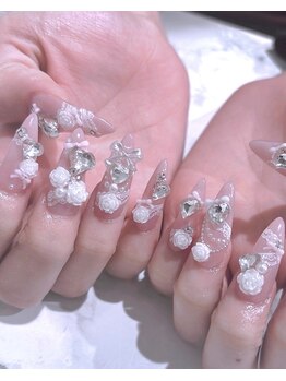 ルーミー アンド コー(Roomy&co.)/薔薇ネイル