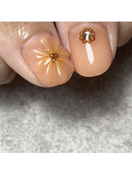 ペル(Per)/お花ネイル