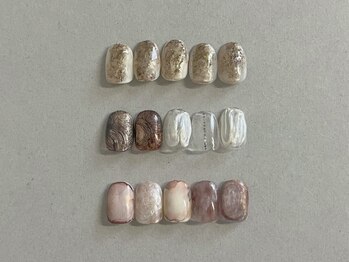フィロンネイル 蒲田店(filonnail)の写真/周りに褒められるニュアンスデザイン多数。毎月フォトギャラ更新中!細部の質感/奥行きにこだわるアートを。