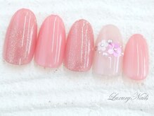 ラグジュアリーネイルズ アカバネ(Luxury Nails Akabane)/モテ可愛*ピンクデザイン