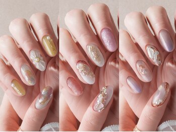 ネイルサロン ディーバ 梅田エナ店(Diva)の写真/ワンカラーから10本デザインまで幅広くご用意。自由にオーダーできるコースから選びやすい定額コースまで◎