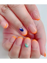 ネイルサロン ティアラリュクス 市川北口店(Tiara Luxe)/スキニーフレンチ