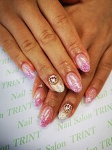 トリント 蘇我(TRINT)/ラメグラ☆シンプルネイル