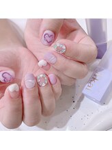 ティナ ネイルスタジオ(Tina Nail Studio)/3Dアート（ハート）