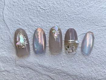 ネイルサロン メイプル(Nail Salon maple)/シェルとミラー