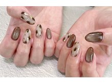 アトリエ グリッター(atelier glitter)の雰囲気（アニマル柄★大人ガーリーネイル♪マグネットネイル）