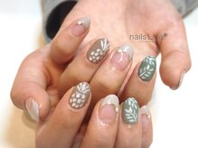 ネイルズ ララ(nails Lala)/パイナップルネイル