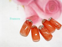 フランセス(Frances)/マーブル×先端ラメ