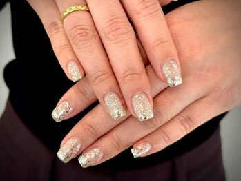 ヌル ネイル 堀江(NURU NAIL HORIE)/キラキラ！ラメワンカラー☆