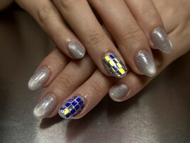 ミラーボールネイル