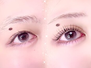 アンドエイチアイラッシュ 立川(&H eyelash)/上下パーマ×アイブロウ