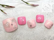 ネイルサロン ふるる 大須店/☆フットミディアムネイル☆#126